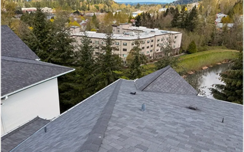 Roof cleaning service for HOA community buildings in Greater Seattle Area